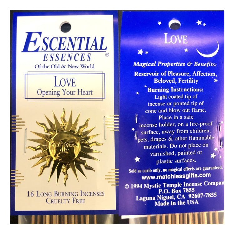 Love Escential Essence Incense