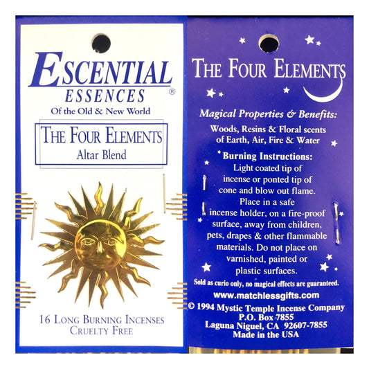 Four Elements Escential Essence Incense