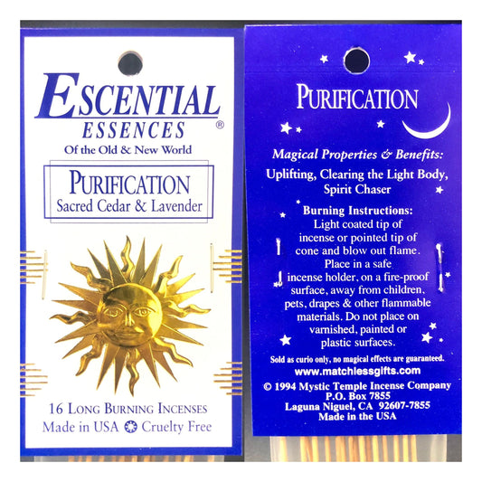 Purification Escential Essence Incense