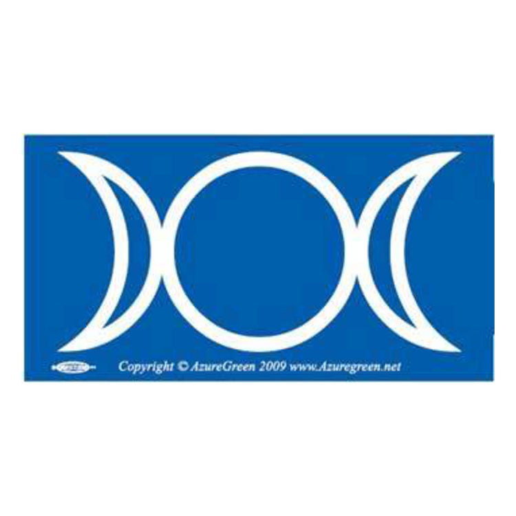 Triple Moon Bumper Sticker