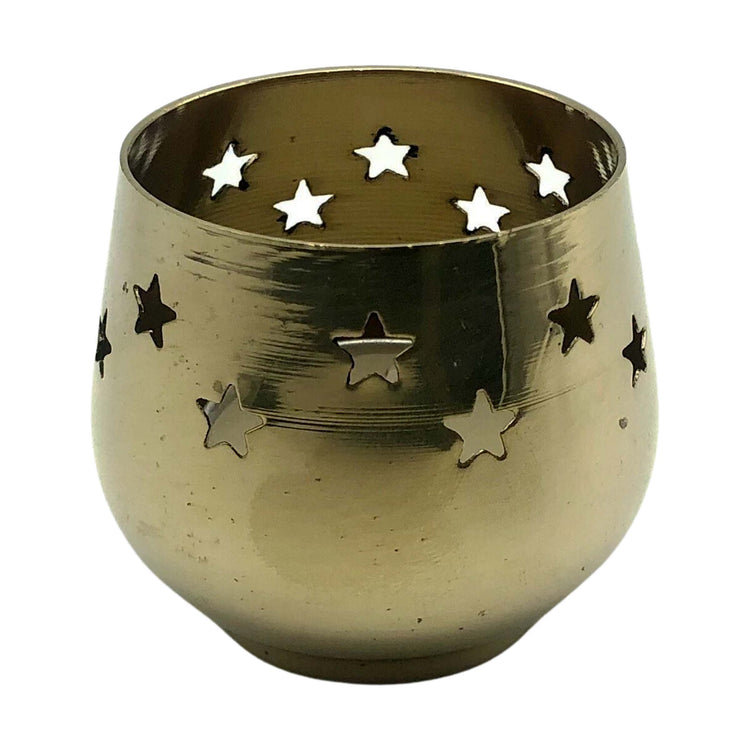 Brass Tea Light Candle Holder