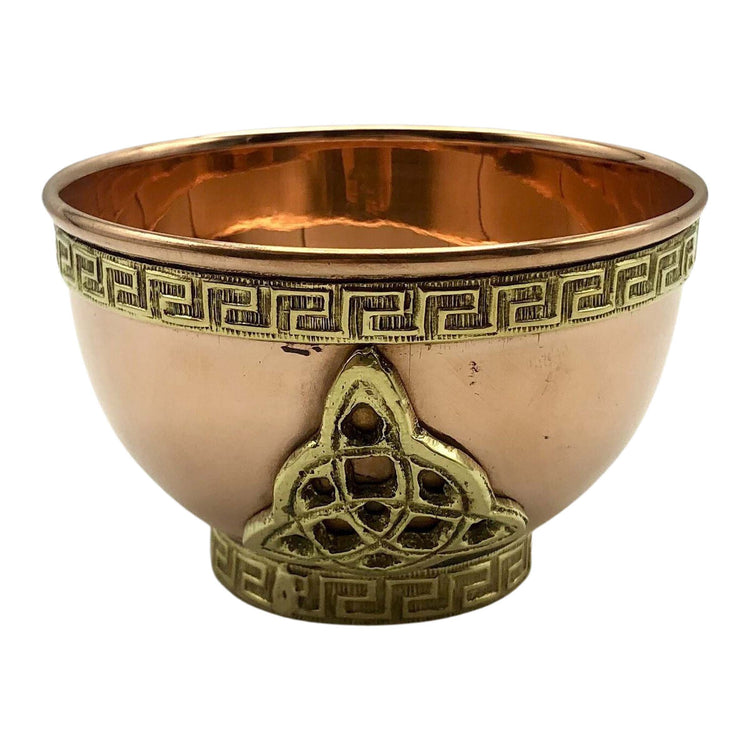 Triquetra Copper Offering Bowl