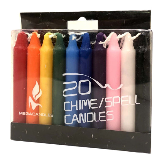Mini Taper Chime Candle Assorted Variety Pack of 20