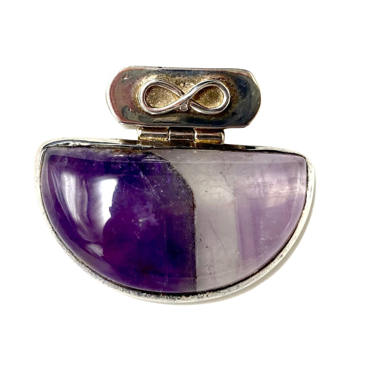 Amethyst Sterling Silver Pendant