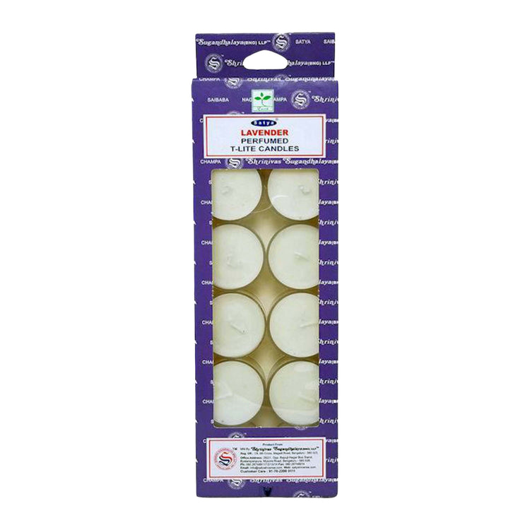 Satya Lavender Tea Light Candles
