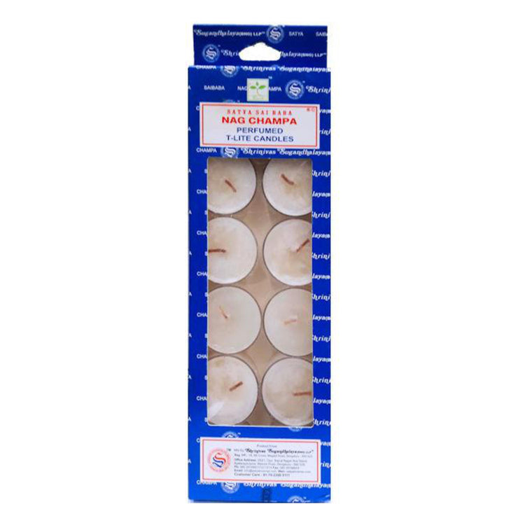 Satya Nag Champa Tea Light Candles