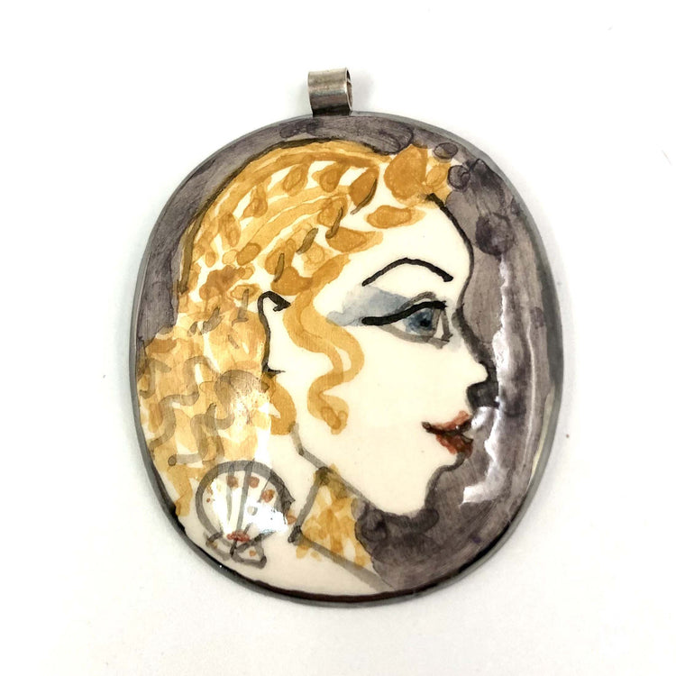 Aphrodite Ceramic Pendant