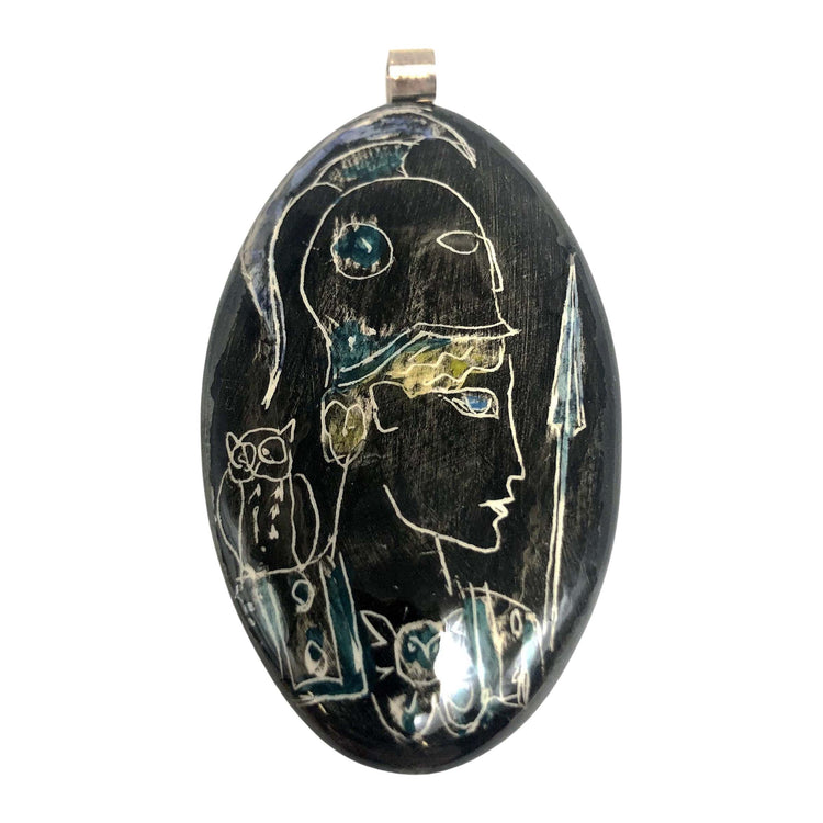 Athena Ceramic Pendant