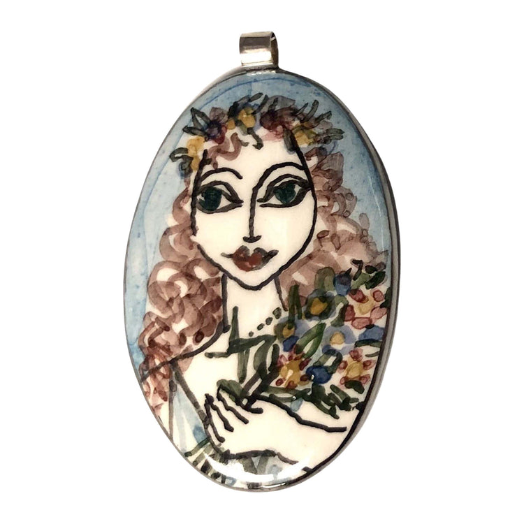 Brigid Ceramic Pendant