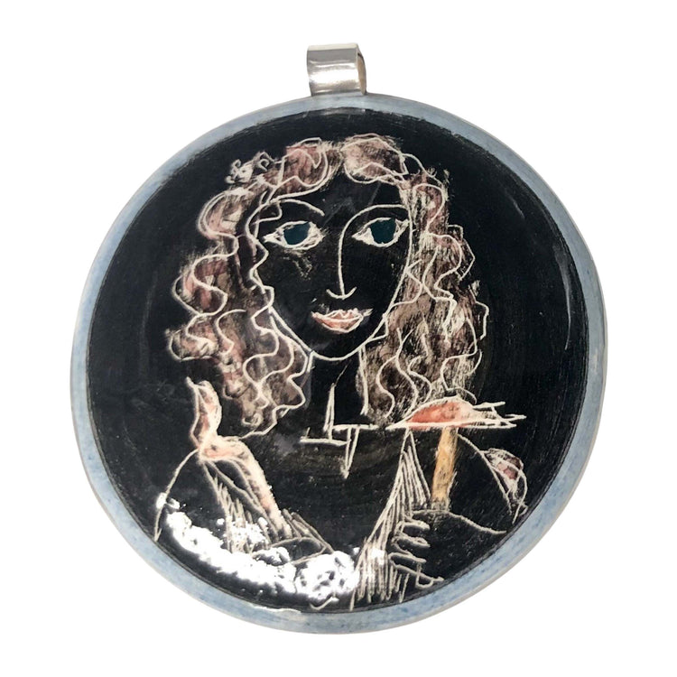 Brigid Ceramic Pendant