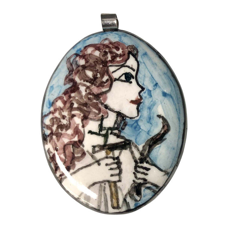 Brigid Ceramic Pendant