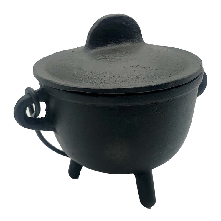Cast Iron Cauldron with Lid