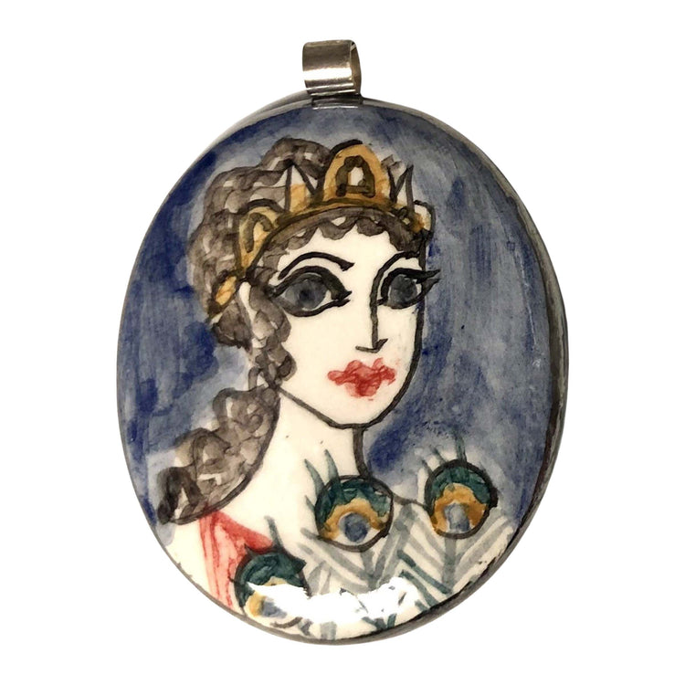 Hera/Oshun Ceramic Pendant