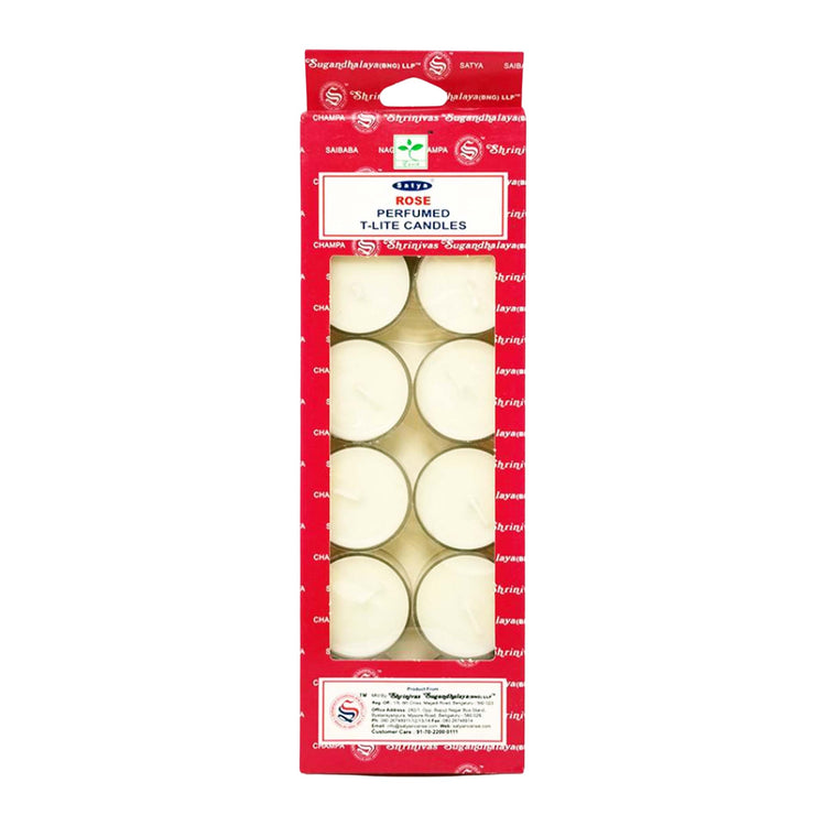 Satya Rose Tea Light Candles