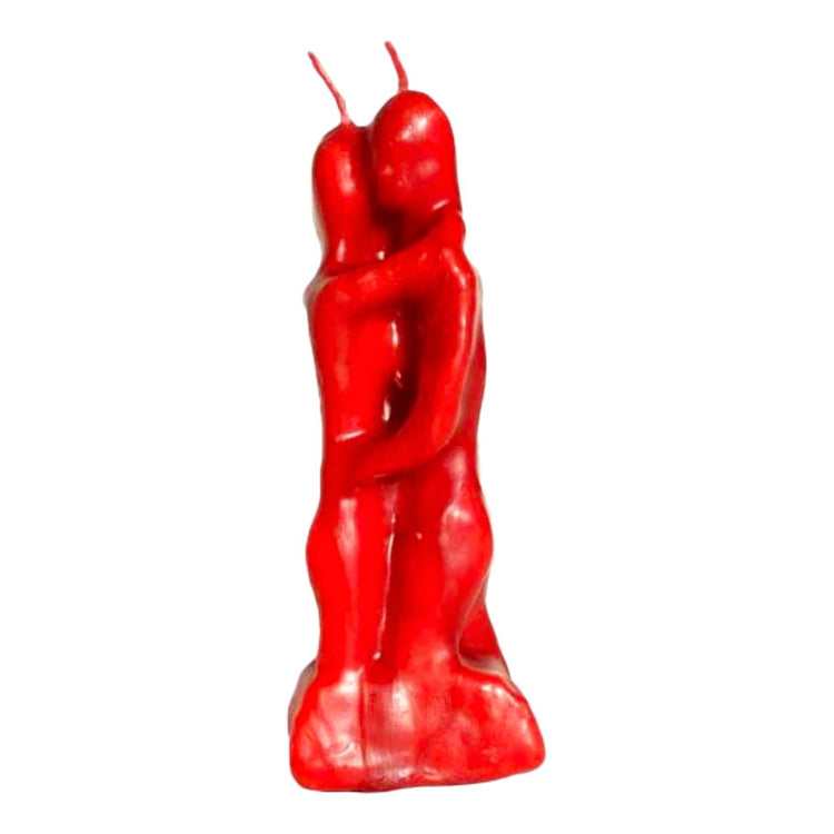Image Candle Lovers Kissing