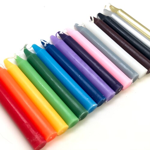 4" Color Mini Taper Chime Candles