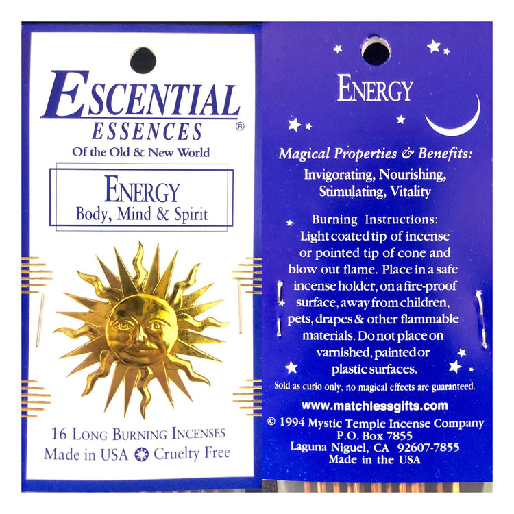 Energy Escential Essence Incense