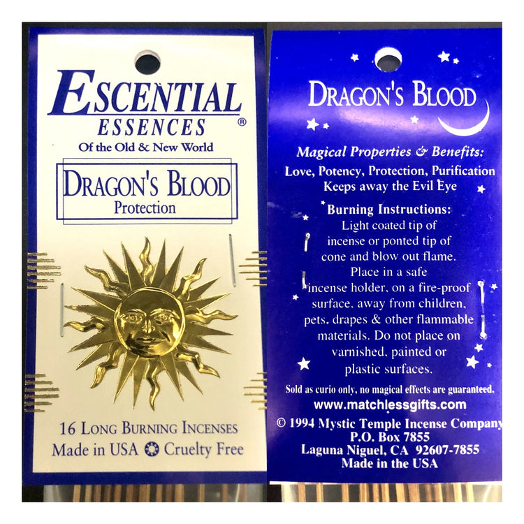 Dragon's Blood Escential Essence Incense