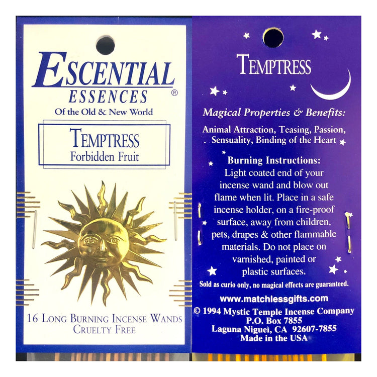 Temptress Escential Essence Incense