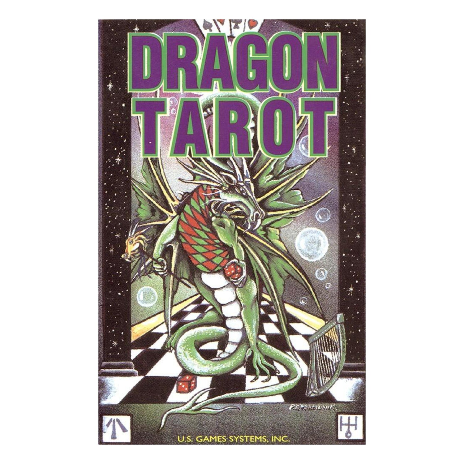 Dragon Tarot Four of Wands