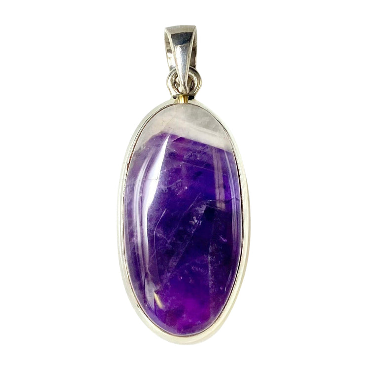 Amethyst Sterling Silver Pendant