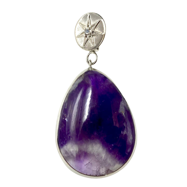 Amethyst Sterling Silver Pendant