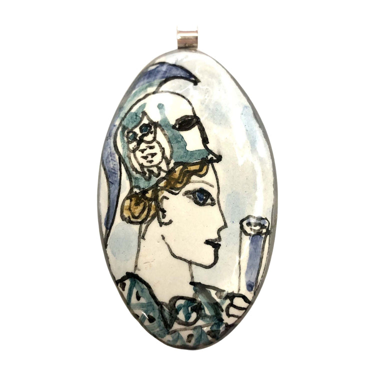 Athena Ceramic Pendant